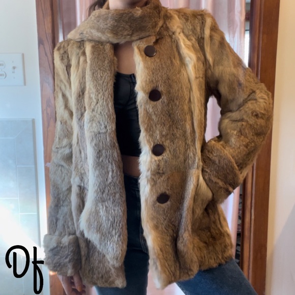 Jackets & Coats Vtg Genuine Rabbit Fur Coat Made In Korea M Poshmark